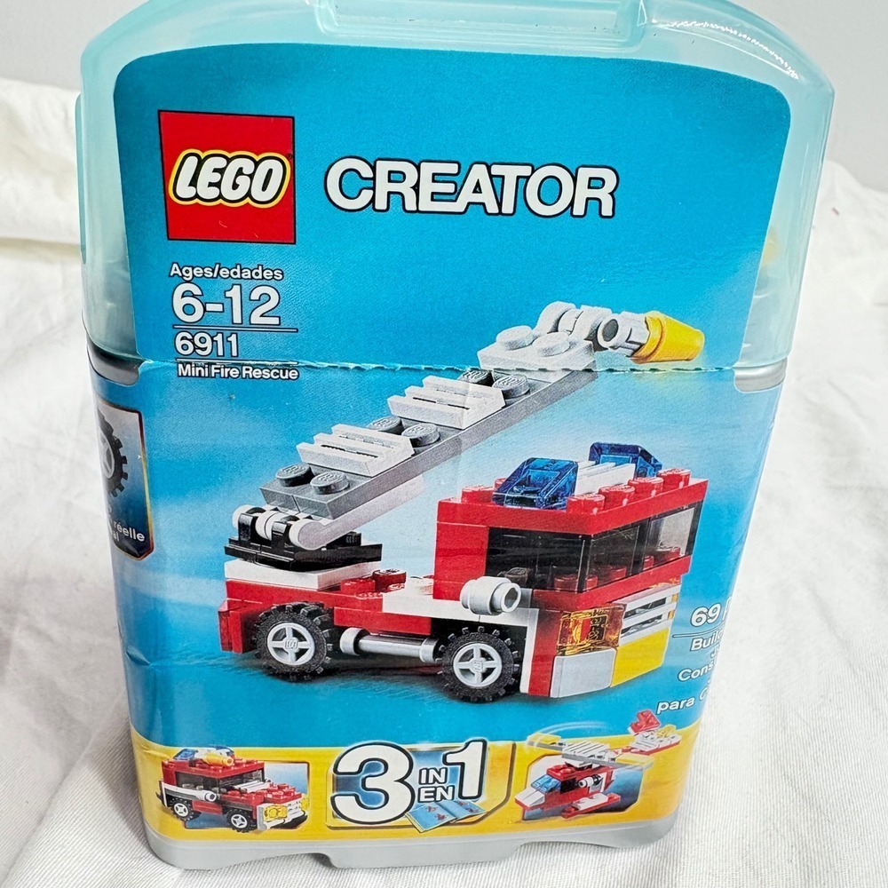 LEGO Creator 6911 Mini Fire Rescue 3 in 1 Building Toy Set, Ages 6 to 12 - Picture 3 of 8